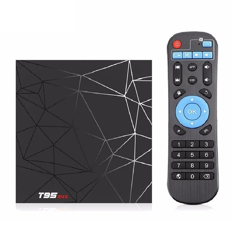 4 Гб ram 64 Гб rom 6K Smart tv BOX Android 9,0 T95 MAX Allwinner H6 четырехъядерный 2,4G Wifi Youtube 16G/32G T95MAX PK TX6 телеприставка