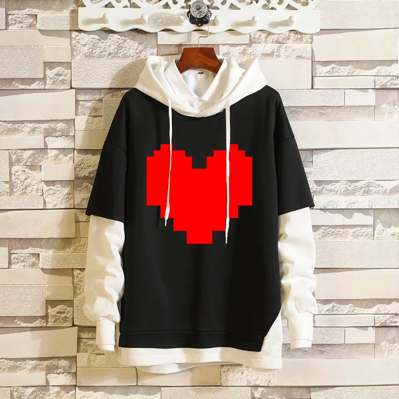 

Undertale Sans Frisk Toriel Papyrus Game Anime Cosplay Fake Two Pieces Hoodies Sweatshirt Unisex Pullover Coat Outfit