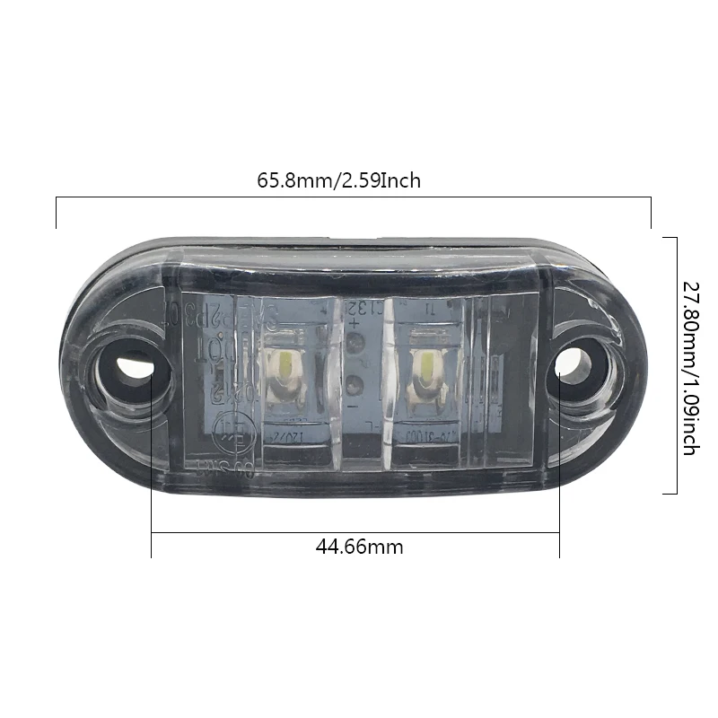 12V 24V Светодиодные, боковые, габаритные фонари Автомобиль внешняя лампа Предупреждение задний фонарь авто грузовик с прицепом сигнальный светильник 24V