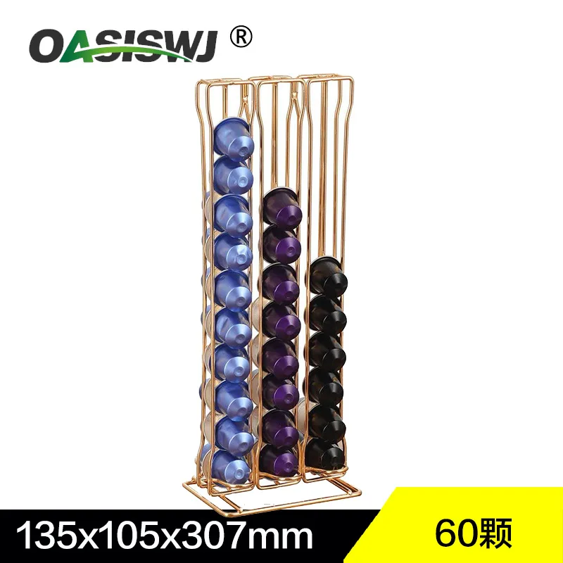 Oasiswj Coffee Machine Base Nespresso for Can Put 60 Capsule | Дом и сад