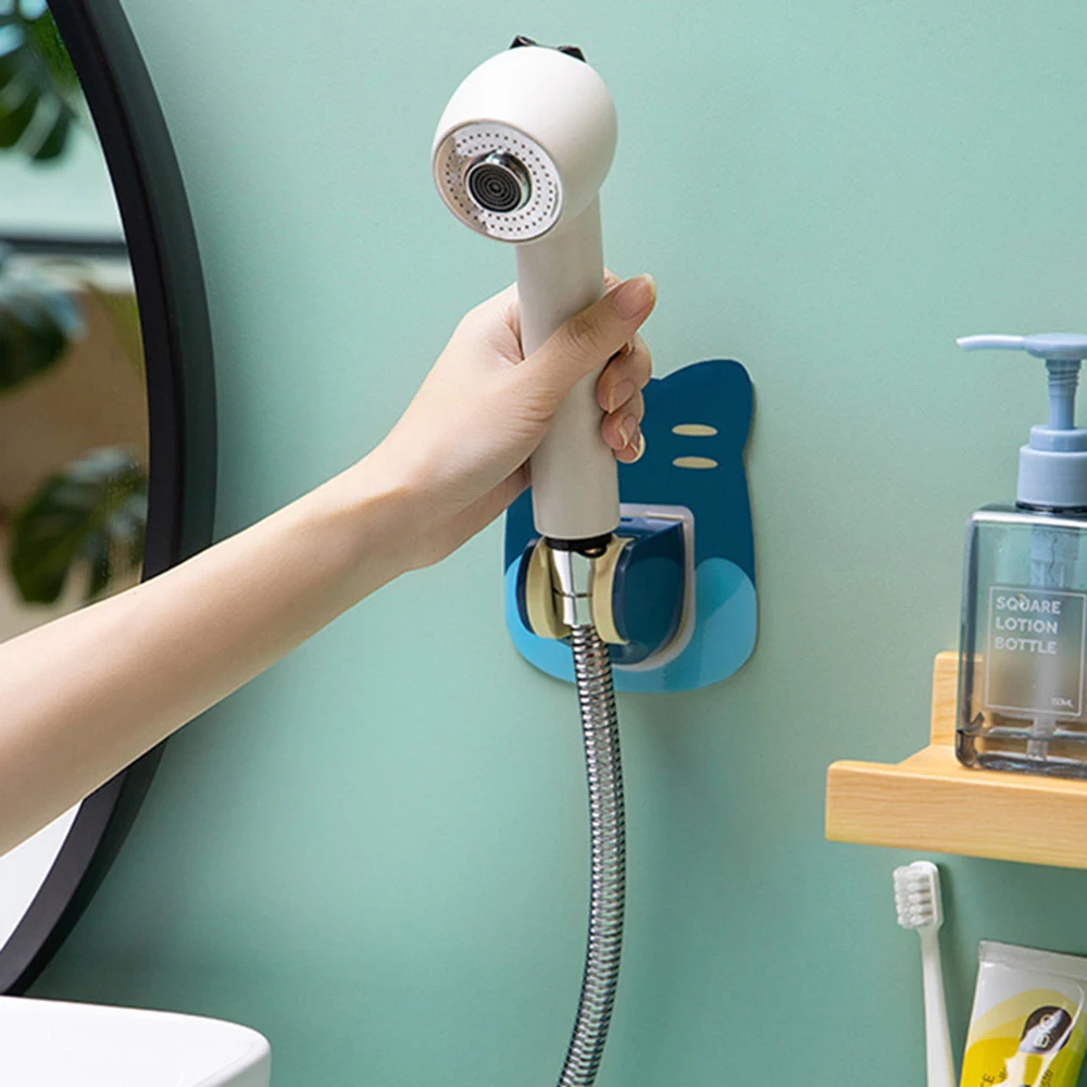 Держатель для дома ванной душа настенный держатель на присоске Регулируемый