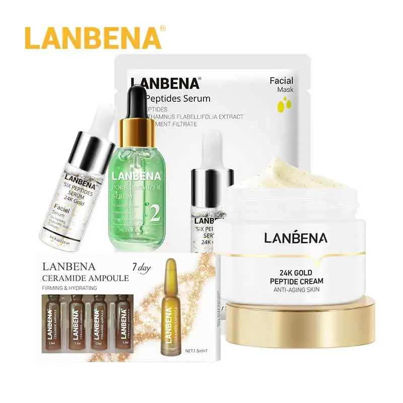 LANBENA серия сужения пор крем для лица маска глаз патчи устранения сухости