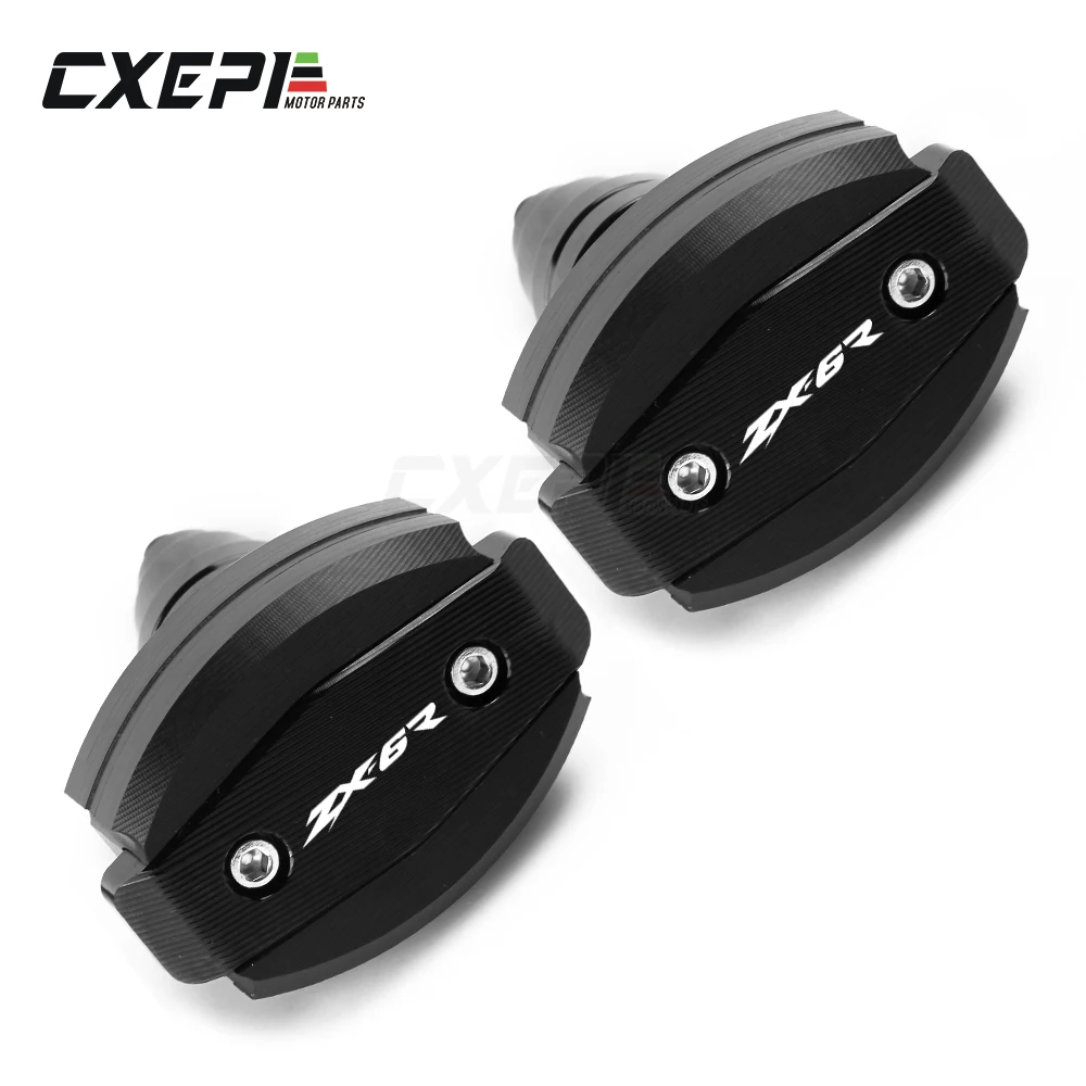 

For KAWASAKI NINJA ZX6R 636 ZX-6R 2013-2020 Motorcycle CNC Falling Protection Frame Slider Fairing Guard bar Crash Pad Protecto