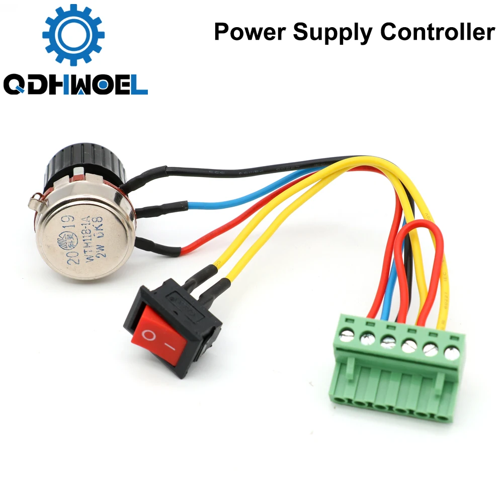 Регулируемый регулятор резистора с ручкой и переключателем для регулировки