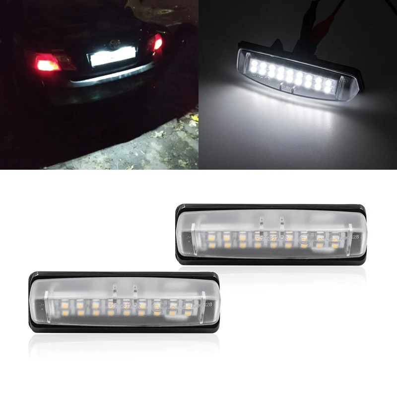 2x светодиодные номерные знаки для Toyota Camry/Aurion Avensis Verso Echo Prius MITSUBISHI Grandis Colt plus |