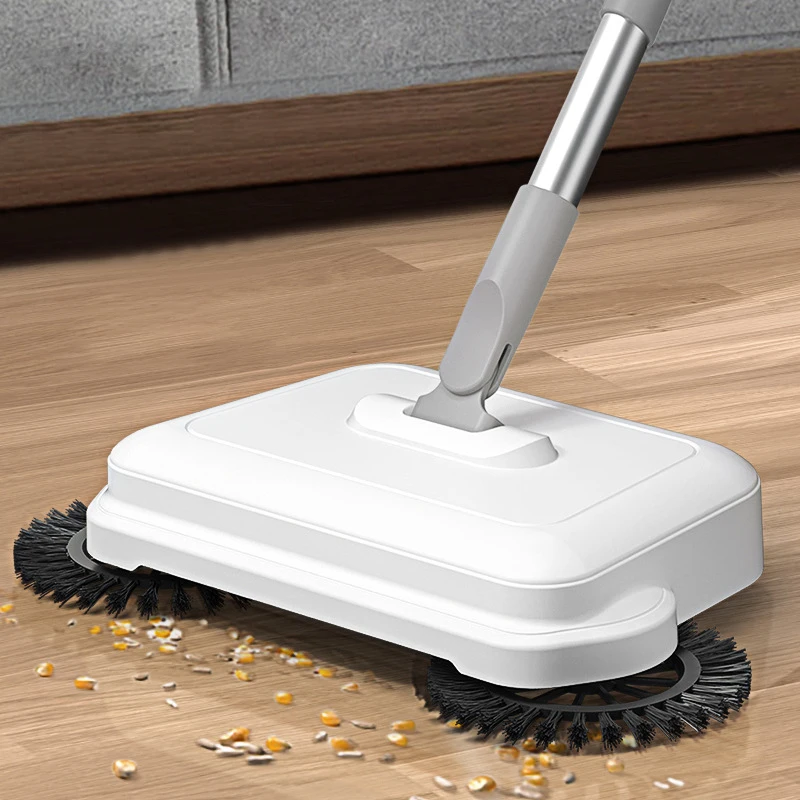 

Two in One Hand Push Broom Cleaner Floor Home Kitchen Sweeper Windproof Mop Robot Vacuum Sweeping Machine Magic Handle Household