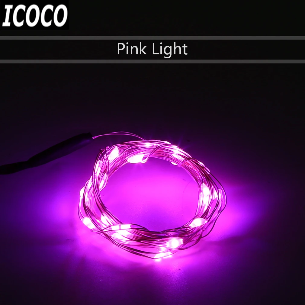 

ICOCO Hot Sale 2m/5m/10m LED Waterproof IP66 USB Power DC5V Copper Wire Fairy String Light Lamp for Wedding Party Festival Decor