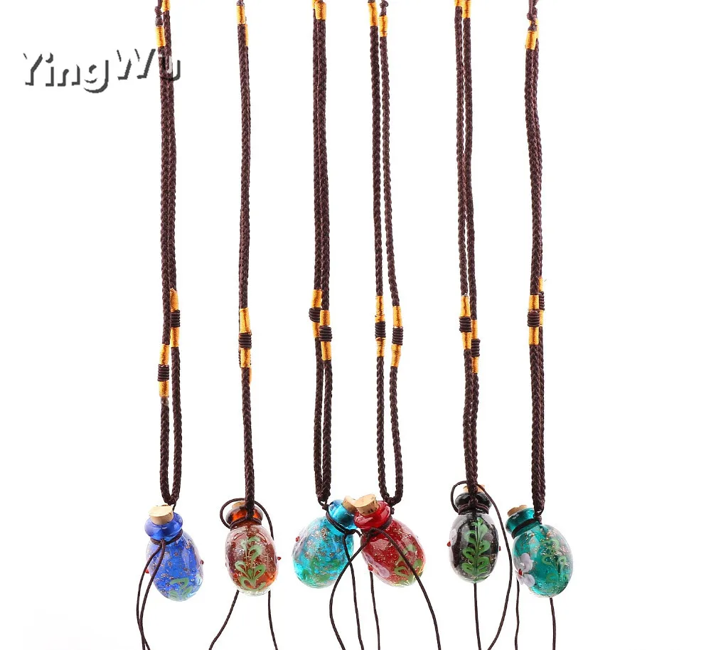 Yingwu 6 шт. в партии круглый диффузор Подвеска для духов многоразовое ожерелье