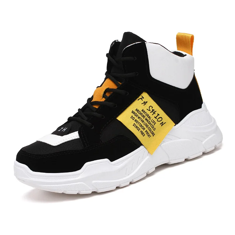 New Arrival Men Fashion Top High Sneakers Casual Shoes Boots Spring Autumn | Обувь