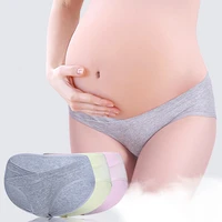 3pcs cotton maternity panties low waist v briefs for pregnant women pregnancy underwear lingerie