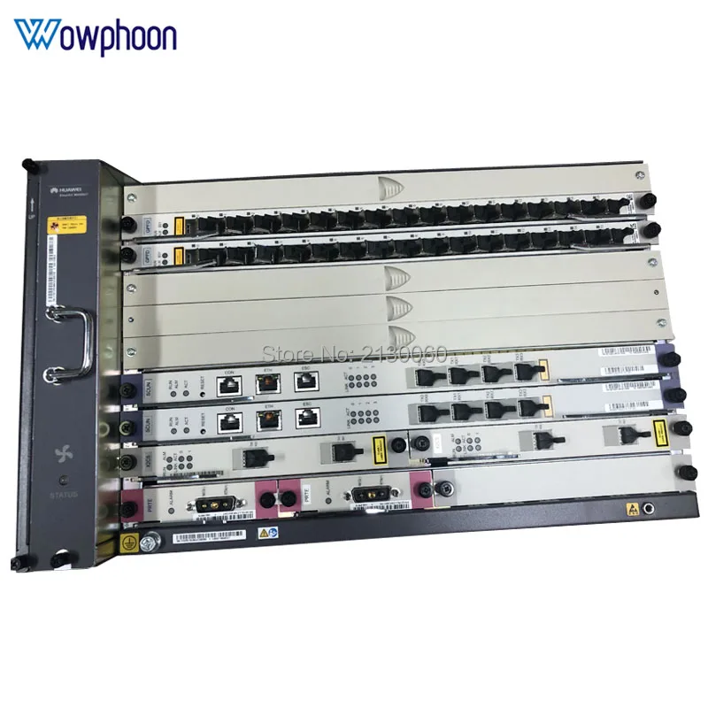Huawei GPON OLT MA5683T 1 г, 2xSCUN плата управления+ 2xPRTE Усилитель мощности доска+ 2x scun+ 2x GPBD/GPFD сервис доска B+ C