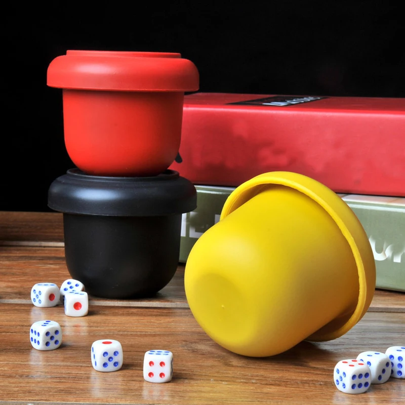 5 шт. многогранные кости и 1 Набор чашек для игры в чашка покер питьевая настольная