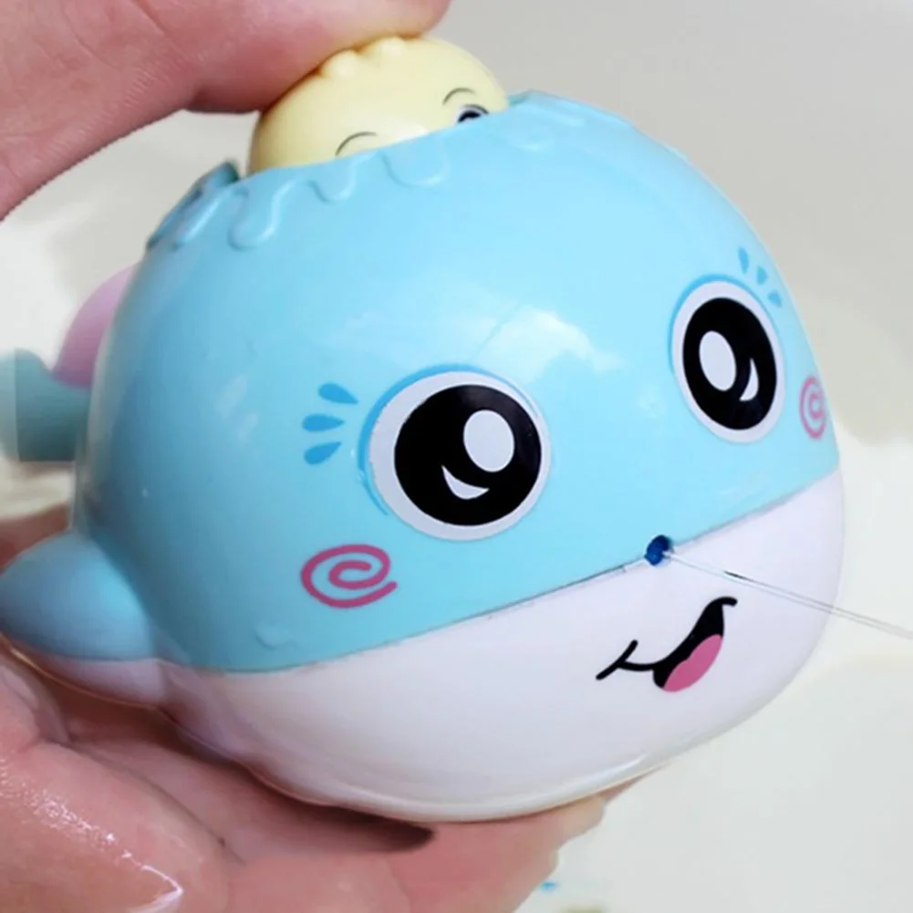 

Baby Infant Kids Bathing Cute Cartoon Whale Spray Water Shower Head Bathroom Toy