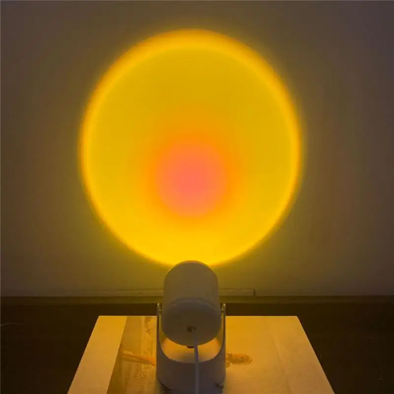 

Usb Sunset Projection Lamp Rainbow Led Light Colorful Night Lights Decorative Projection Party Home Atmosphere Decor Lighting