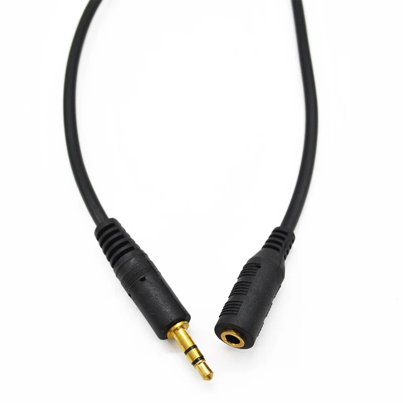3.5 Mm Extension Headphone Cable Gaming Accessory Gold Plated Plug And Play Music Clear Sound Male To Female Audio Lengthening |