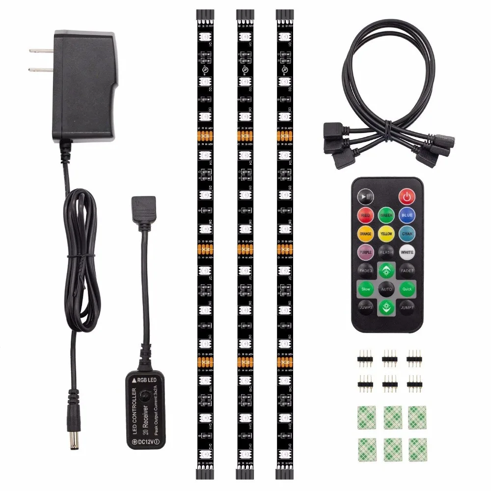 Комплект светодиодсветильник Ной ленты Accent 3 нарезанных 12 дюймовых светодиодный