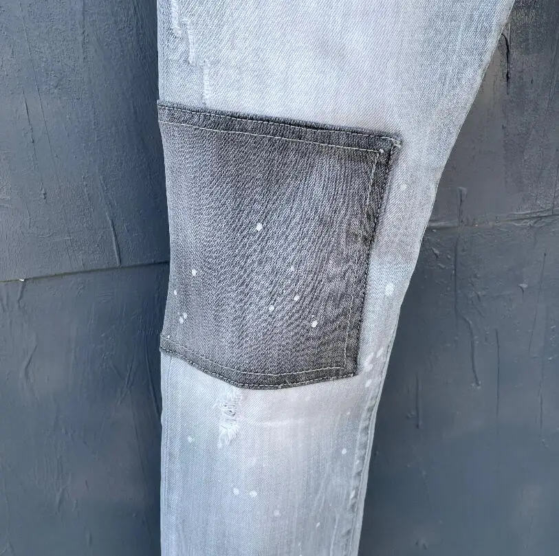 classic,Authentic DSQUARED2,Retro,Italian brand ,Women/Men Jeans,locomotive,Jogging jeans,DSQ056