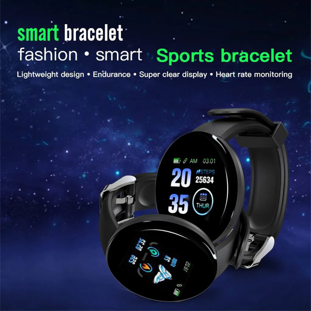 2019 Bluetooth Смарт-часы мужские круглые с тонометром женские часы водонепроницаемый
