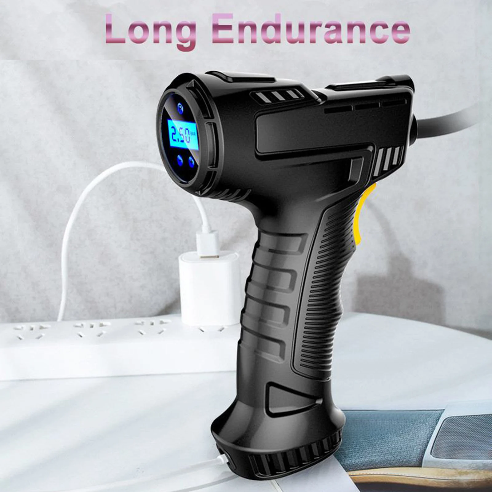 Preço Portátil Inflador De Pneus Do Carro Portátil Compressor Ar Bomba Inflação Display Digital Tela Para O Equipamento Da Bicicleta Da Motocicleta Do Carro