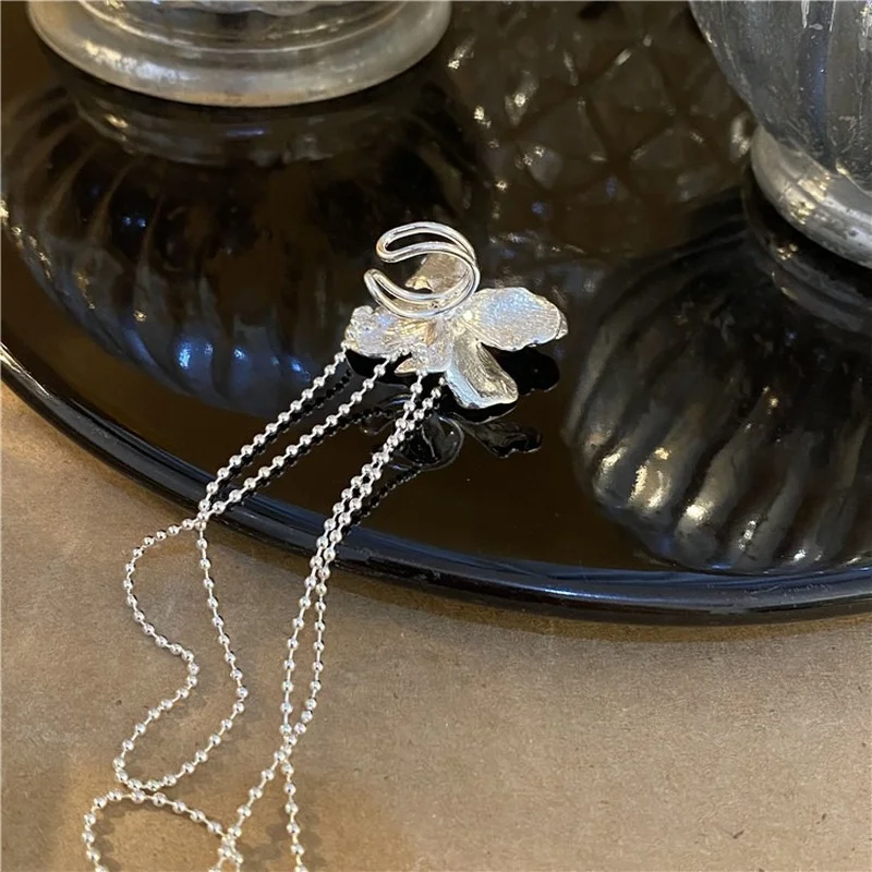 Новинка 2021 модные женские серьги-каффы для ушей милые серьги с длинными