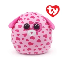 ty beanie boos chubby cute pink love dog pillow shiny mixed color pink diamond big eyes christmas plush childrens toy ift 40cm