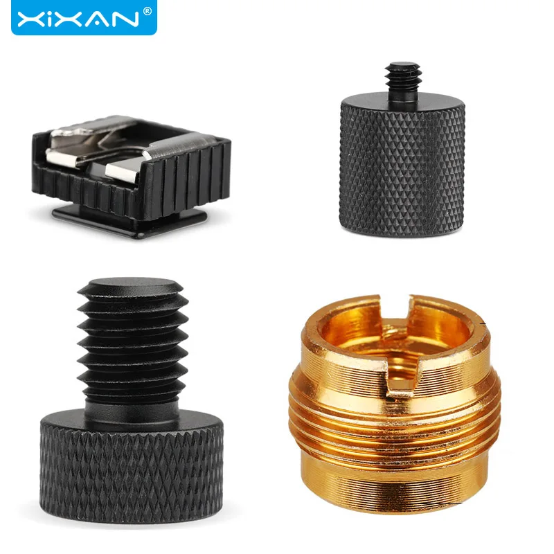 

Tripod Camera 1/4 To 3/8 Male To Female Screw Mount Adapter For Sticke Light Stand Hot Shoe Bracket Monopod Revolution Screws