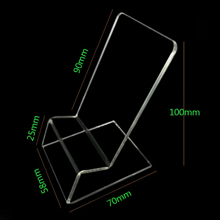

Clear Acrylic Phone Mount Holder Mini Portable Display Stand Rack Stand for Cell Phone Display