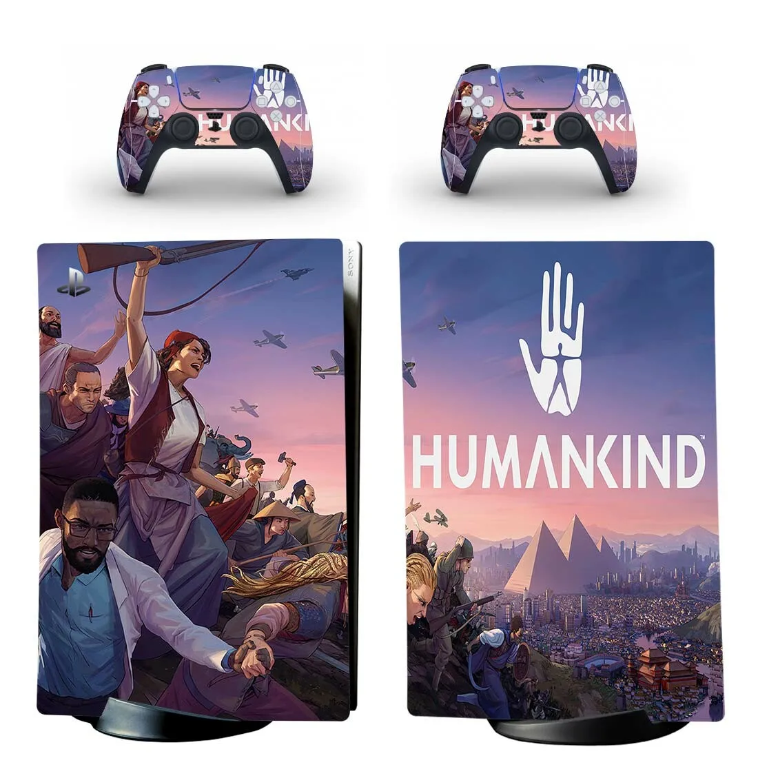 

Huma King PS5 Standard Disc Edition Skin Sticker Decal Cover for PlayStation 5 Console & Controller PS5 Skin Sticker Vinyl