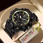 SMAEL Для мужчин спортивные часы Водонепроницаемый светящийся цифровые часы, двойной Дисплей с аналоговым и цифровым дисплеем светодиодный электронный Кварцевые наручные часы