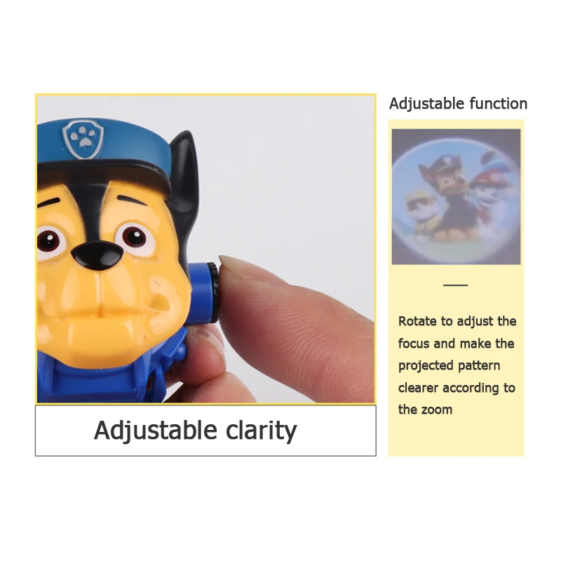 Paw patrol игрушки набор 3D проекционные часы фигурка на день рождения Аниме Фигурка Patrulla Canina игрушка подарок