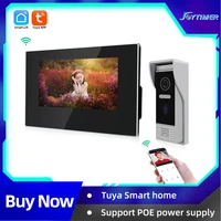 joytimer new video intercom tuya smart home video door phone 7 inch wifi ip touch screen motion detection free gift sd card