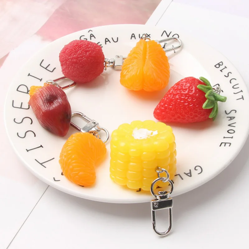 2019 имитация Запеченный сладкий картофель брелок для ключей Творческое