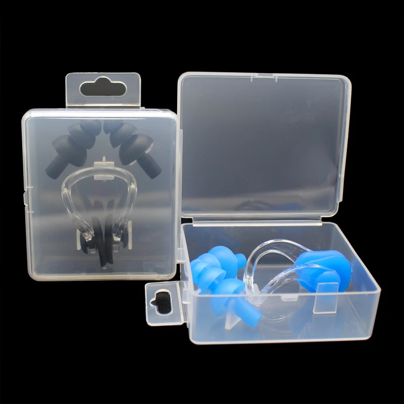 2BoxsSoft Силиконовые Плавательные комплект Водонепроницаемый Зажим Для Носа +