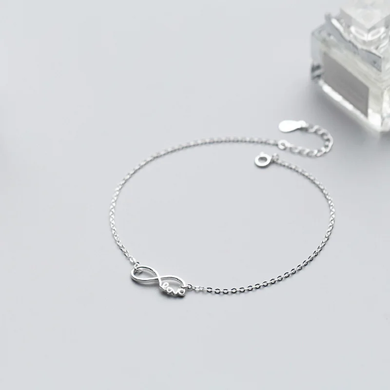 Сердце 925 стерлингового серебра браслет цепь для ног и цепочкой на щиколотке с