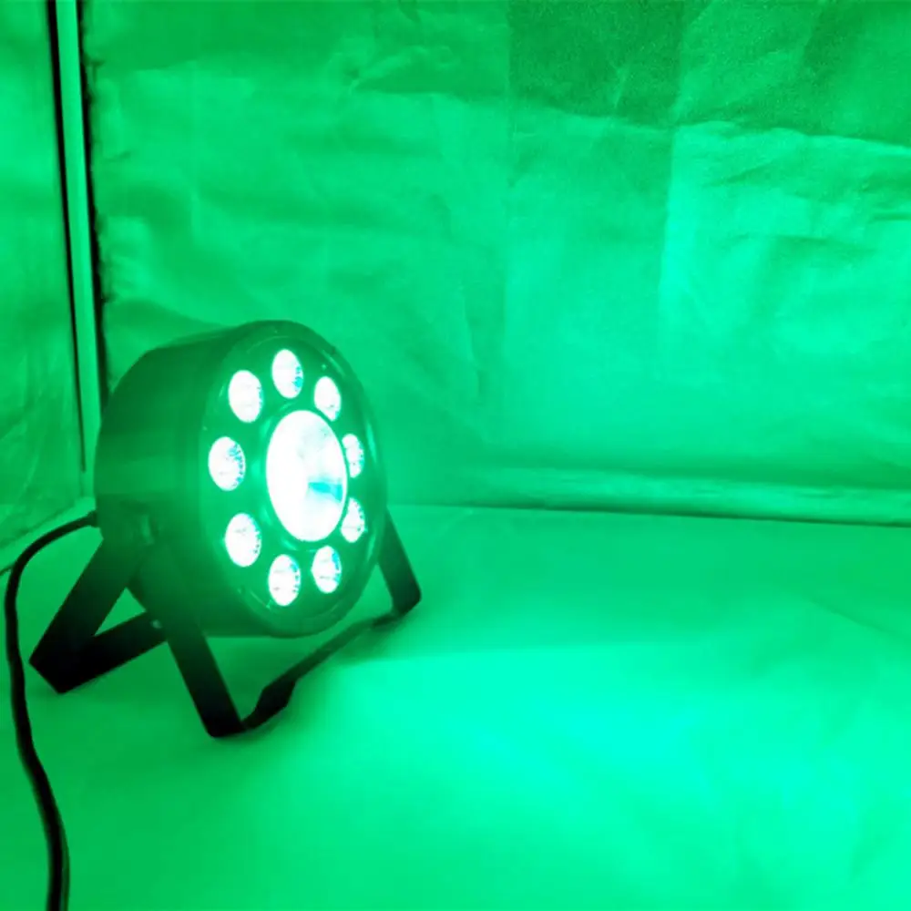 Светодиодный плоский par 9x10 Вт+ 30 Вт Светодиодный светильник для дискотеки RGB 3в1 светодиодный светильник сценическая световая установка диджея dmx светодиодный PAR 54 вечерние светильник s in bar