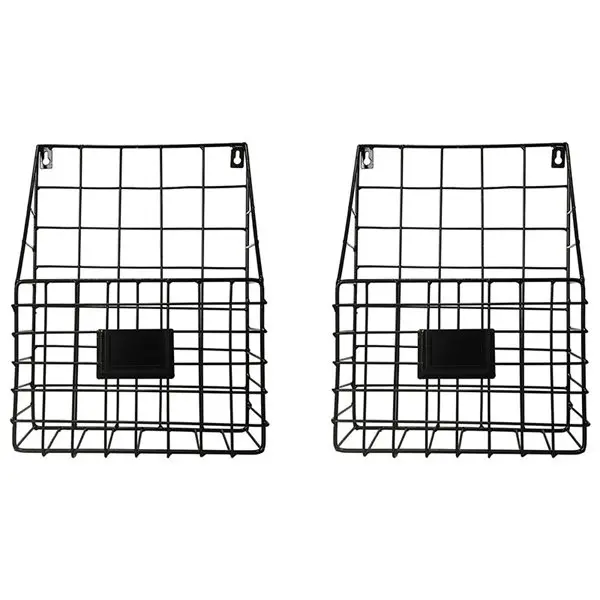 Деревенский деревенский стиль проволока настенное крепление висит файл папка