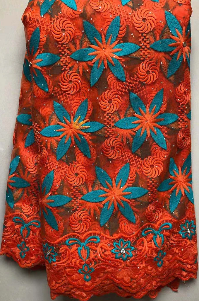 2021 Африканское кружево высокого качества Сетчатое французская вуаль из гипюра