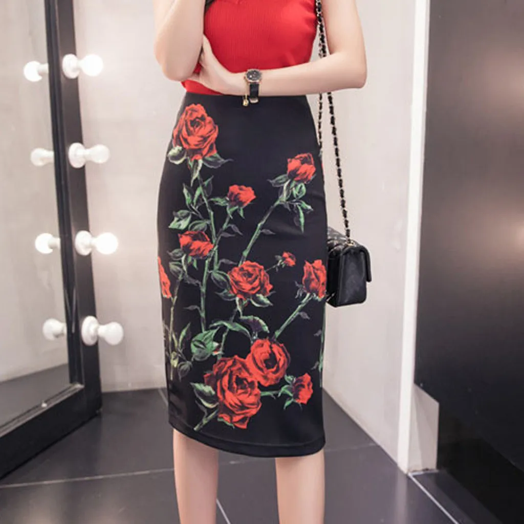 Модная женская юбка с высокой талией сезон осень повседневные летние юбки