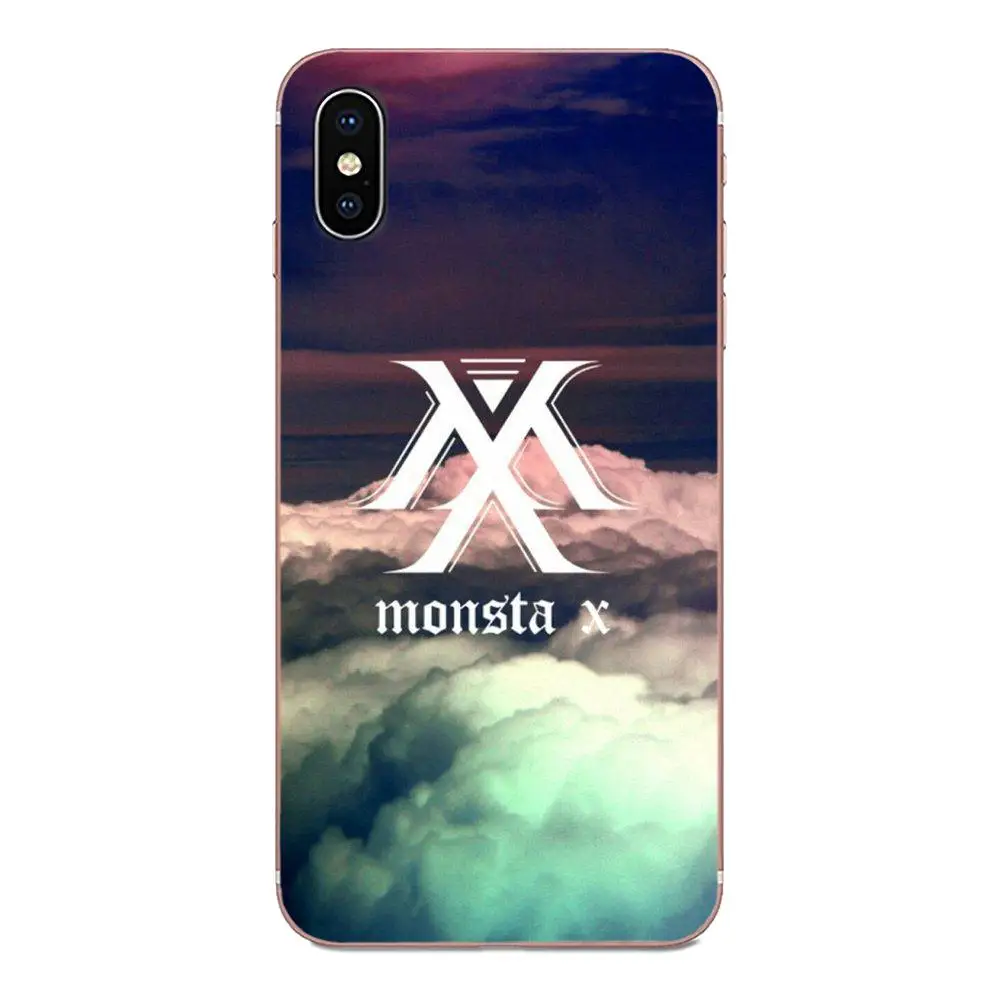 Для Samsung Galaxy A10 A20 A20E A3 A40 A5 A50 A7 J1 J3 J4 J5 J6 J7 2016 2017 2018 TPU Лидер продаж Monsta X Kpop Boy