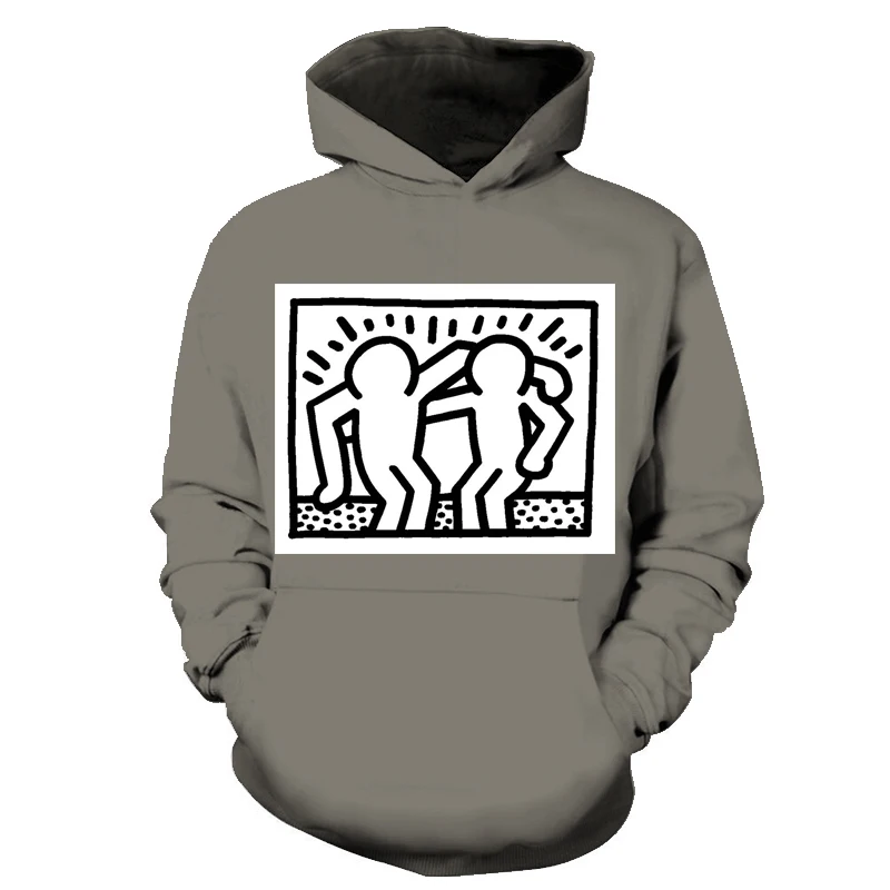 

3d hoodie graffiti painting sweatshirt men's element hooded casual abstract hoodie anime graffiti hoodie print funny 3d print