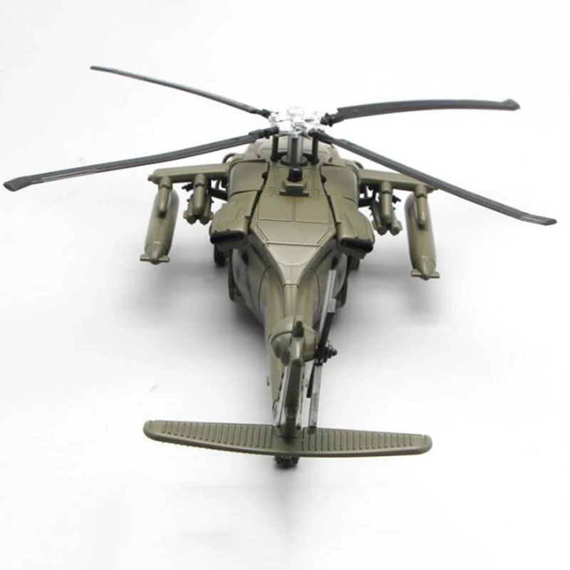 

29CM 1/72 scale Black Hawk helicopter Metal Millitary model Army fighter aircraft airplane model adult children Collection Toys