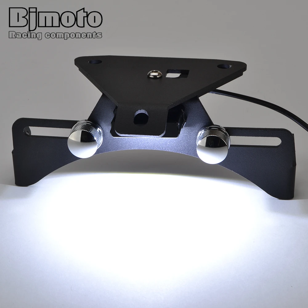 

Motorcycle License Number Plate Holder Tail Tidy Fender Eliminator Registration Plate LED Light For Aprilia RSV4 / R 2009-2019