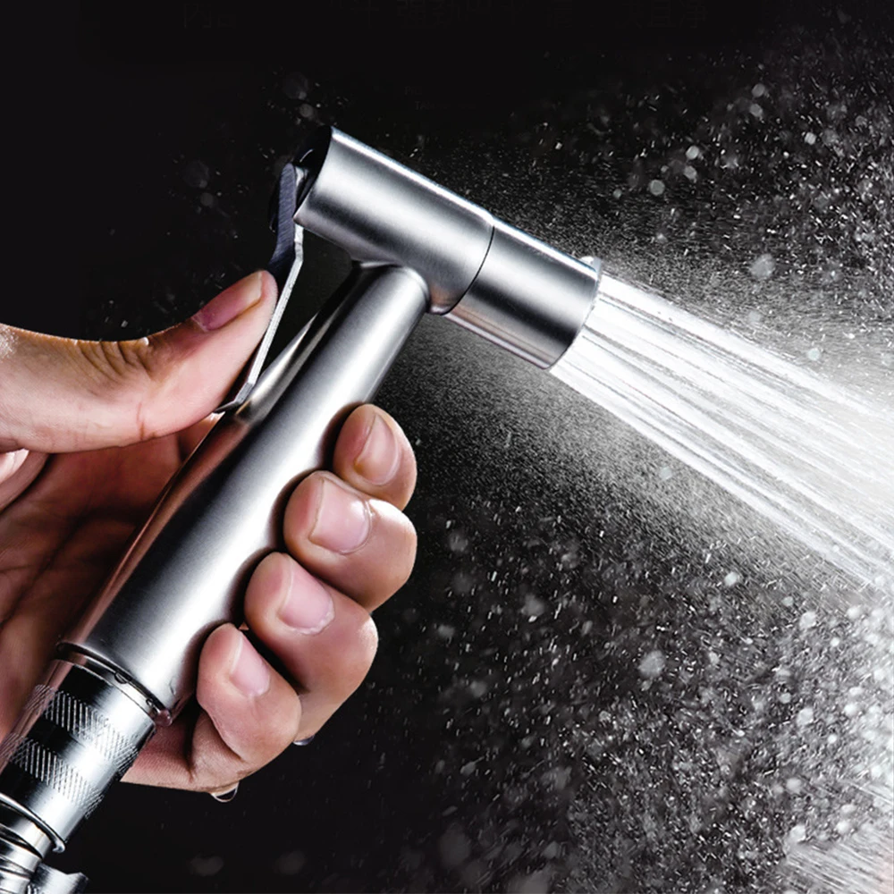

Stainless Steel Booster Nozzle Kitchen Sink Handheld Spray Gun Washing Hand Faucet Sprayer Shower Universal Self Cleaning Taps