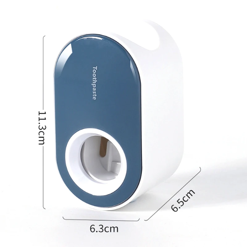 

Badkamer Tandpasta Knijper Automatische Tandpasta Dispenser Stofdicht Tandenborstelhouder Wall Mount Stand Badkamer Accessoires