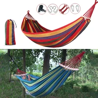 80100150x260cm outdoor camping hanging hammock portable swing chair indoor bedroom hammock lazy chair travel campings hammocks