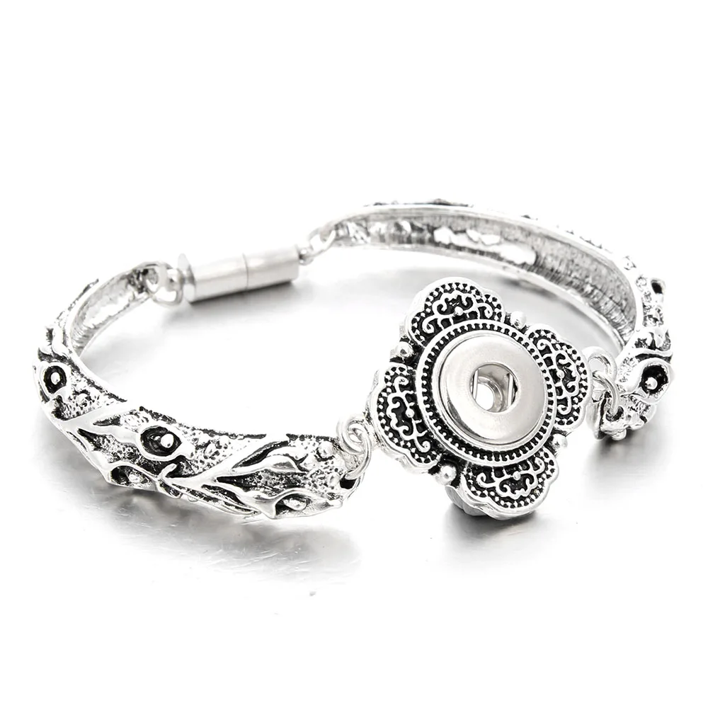 Модные ювелирные изделия магнитные застежки браслет браслеты подходят для 12 мм