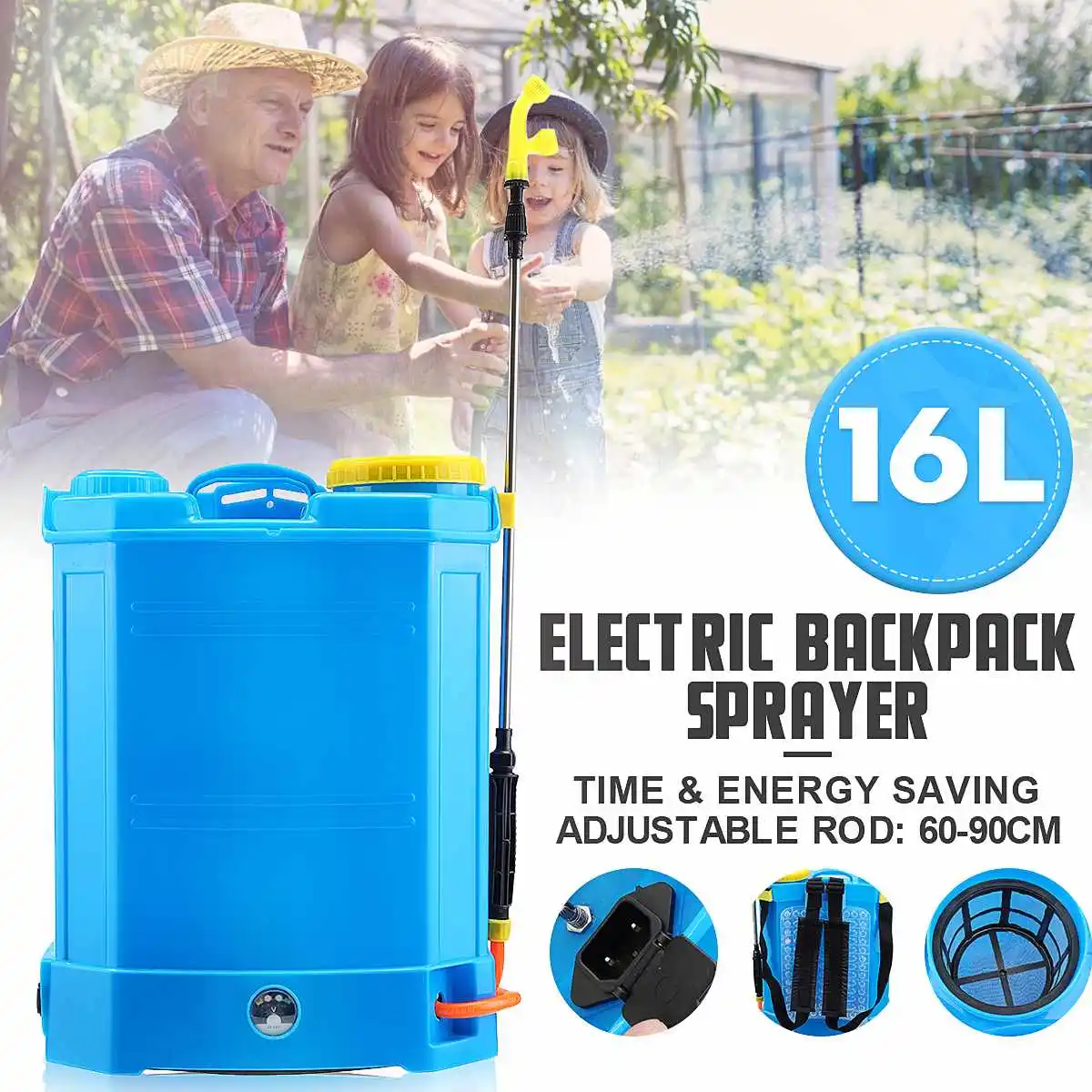 

Agricultural Pesticide Backpack Spray Equipment Backpack Garden Electric Sprayer Knapsack 16 Litre 12v 240v Battery Cordless