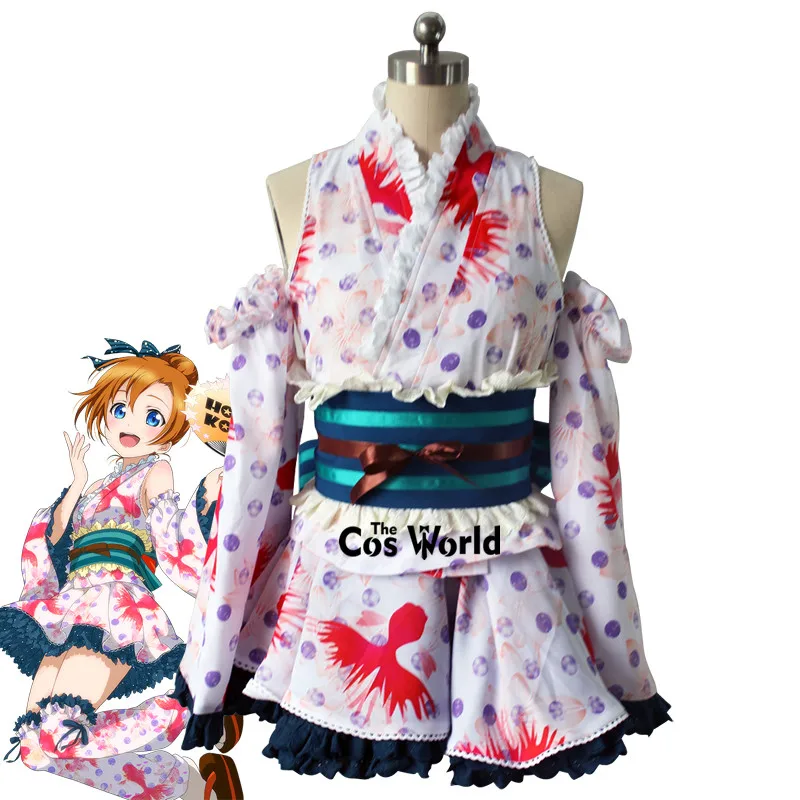 Отлично! Кимоно Kousaka Honoka юката одежда костюмы для косплея на заказ|dress shirt collar