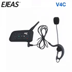 Bluetooth-гарнитура для футбольного судьи, домашняя гарнитура eepas V4C 1200 м, полнодуплексные наушники с FM-радио, беспроводное переговорное устройство для футбола