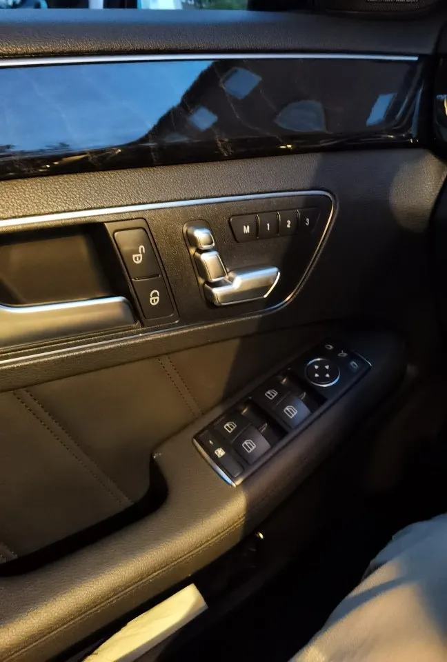 Кнопка регулировки крышки автомобильного сиденья стикер для Mercedes Benz C E класс W204